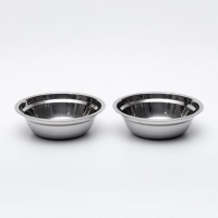 Набор из 2 мисок на подставке, 2 х 700 мл, чёрная подставка Набор из 2 мисок на подставке, 2 х 700 мл, чёрная подставка