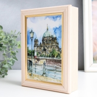 Ключница "Берлин 3" молочный дуб 15х21 см Ключница "Берлин 3" молочный дуб 15х21 см