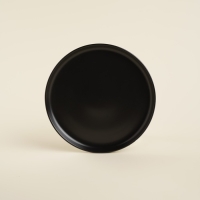 Набор тарелок фарфоровых SL Home &laquo;Дарк&raquo;, d=20,3 см, цвет чёрный