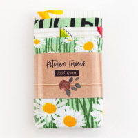 Набор кухонных полотенец Доляна Enjoy today 35х60см-4шт, 100% хлопок