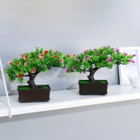 Бонсай в горшке "Дерево жизни" 11,5х15 см, микс Бонсай в горшке "Дерево жизни" 11,5х15 см, микс