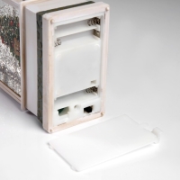 Фигура светодиодная &laquo;Сияние праздника&raquo;, 27.3х10.9х6.3 см, музыка, батарейки ААх3 (не в комплекте), USB, свечение тёплое белое