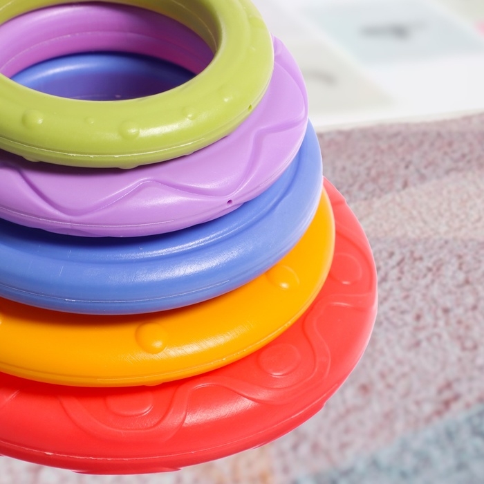 Пирамидка-неваляшка &laquo;Зайчик&raquo;, звуковые эффекты