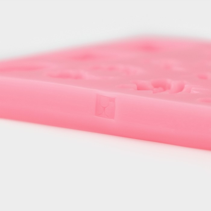 Молд Доляна &laquo;Микс узоров&raquo;, силикон, 13&times;9,5 см, цвет МИКС