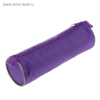 Пенал-тубус мягкий 65 x 210 мм, 1 отделение, Calligrata ПТ-05, фиолетовый Пенал-тубус мягкий 65 x 210 мм, 1 отделение, Calligrata ПТ-05, фиолетовый