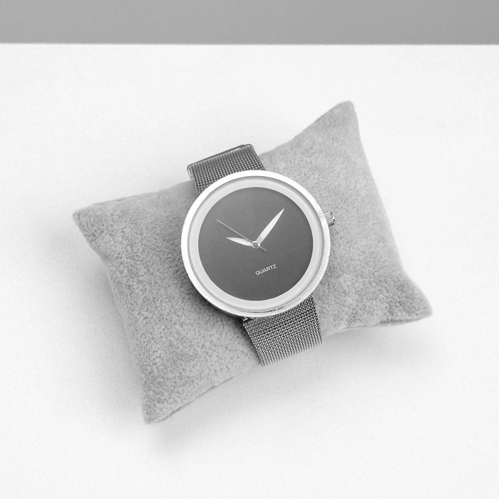 Подушка для украшений, флок, 8×6,5×3,5 см, цвет серый Подушка для украшений, флок, 8×6,5×3,5 см, цвет серый