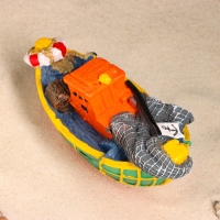 Корабль сувенирный "Рыбацкое судно" 16*7*7см Корабль сувенирный "Рыбацкое судно" 16*7*7см