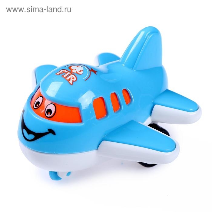 Самолет инерционный &laquo;Лайнер с глазками&raquo;, МИКС