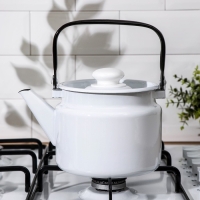 Чайник без деколи, 2 л, индукция, цвет белый Чайник без деколи, 2 л, индукция, цвет белый