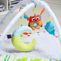 Развивающий коврик &laquo;Совушка&raquo;, подушечки, с дугами, 84х82х0,5