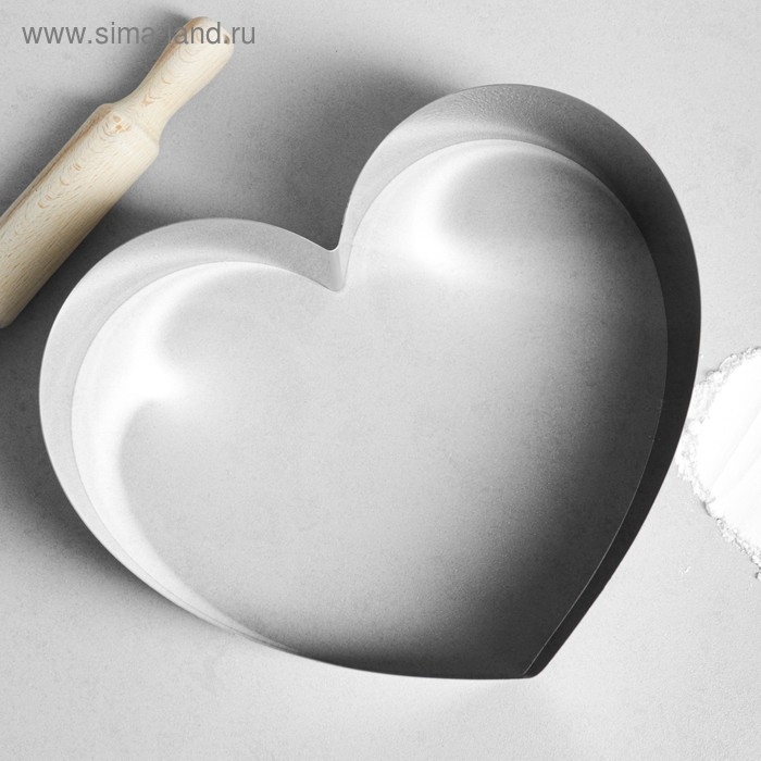 Форма для выпечки и выкладки &laquo;Сердце&raquo;, h-8,5 см, 28 х 28 см
