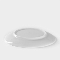 Тарелка фарфоровая &laquo;Медведь&raquo;, d=17,5 см, белая