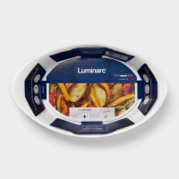 Форма для запекания Luminarc SMART CUISINE CARINE, 21&times;13 см, овальная, стеклокерамика, белая