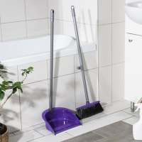 Щётка для пола с совком «Ленивка. Люкс», цвет фиолетовый Щётка для пола с совком «Ленивка. Люкс», цвет фиолетовый