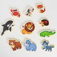 Мягкий пазл для малышей «Собираем животных», 20 пазлов, 40 деталей, Крошка Я Мягкий пазл для малышей «Собираем животных», 20 пазлов, 40 деталей, Крошка Я