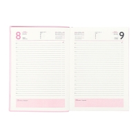 Ежедневник датир 2025г А6+ 176л ESCALADA САКУРА, мяг обл, иск кожа, тис ф, кр бл 70г/м2