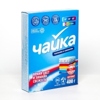 Порошок для стирки Чайка «Яркий цвет и зимняя свежесть», автомат, 400 г Порошок для стирки Чайка «Яркий цвет и зимняя свежесть», автомат, 400 г