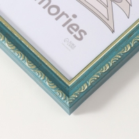 Фоторамка пластик "Модерн" 15х21 см, изумрудный Фоторамка пластик "Модерн" 15х21 см, изумрудный