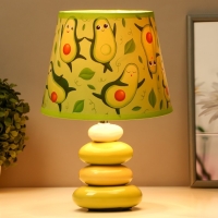 Настольная лампа "Авокадо" Е14 15Вт зеленый 20х20х30 см RISALUX Настольная лампа "Авокадо" Е14 15Вт зеленый 20х20х30 см RISALUX