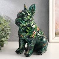 Сувенир полистоун "Бульдог. Джунгли" 13х15,5х21,5 см