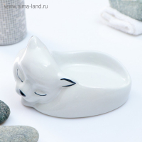 Мыльница "Кошка" 9х14х8см Мыльница "Кошка" 9х14х8см