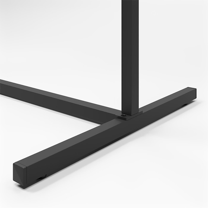 Вешало напольное с выносом 140&times;50&times;150 см, цвет чёрный