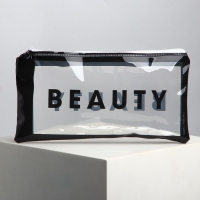Косметичка-пенал PVC на молнии «BEAUTY» Косметичка-пенал PVC на молнии «BEAUTY»