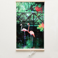 Обогреватель "Тепло Крыма" 448/2 Розовый Фламинго, инфракрасный, 400 Вт, 15 м&sup2;