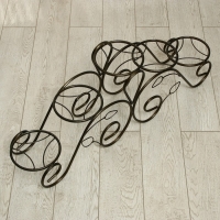 Подставка для цветов, напольная, на 5 горшков, d = 14 см, бронзовая, &laquo;Кружево&raquo;