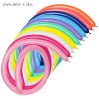 Шар для твистинга 260, стандарт, пастель, набор 100 шт., МИКС Шар для твистинга 260, стандарт, пастель, набор 100 шт., МИКС