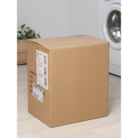 Корзина для белья Доляна &laquo;Плетение&raquo;, с крышкой, 46&times;34&times;50 см, цвет серый