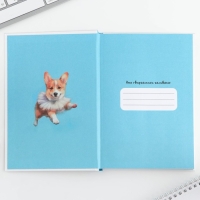 Творческий дневник, твердая обложка А5, 120 л «Корги» Творческий дневник, твердая обложка А5, 120 л «Корги»