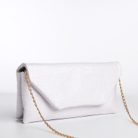 Сумка-клатч на магните, цвет белый Сумка-клатч на магните, цвет белый