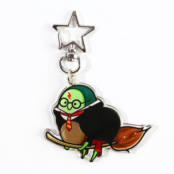 Брелок для ключей акриловый &laquo;Добавь магии&raquo;, 6 х 5,4 см