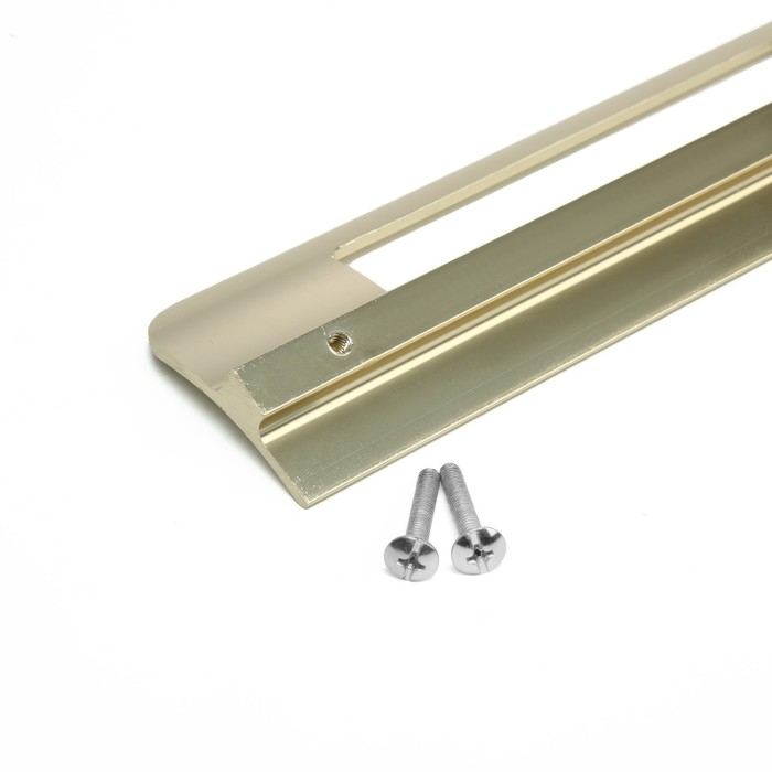 Ручка скоба мебельная RS1402, м/о=160, цвет сатиновое золото Ручка скоба мебельная RS1402, м/о=160, цвет сатиновое золото