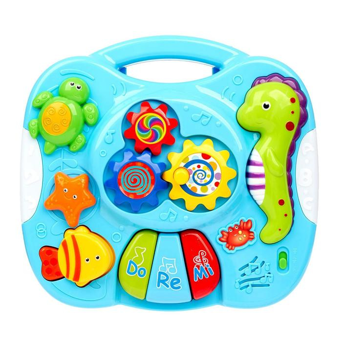 Детский столик 3 в 1 для малышей &laquo;Морское приключение&raquo;, световые и звуковые эффекты