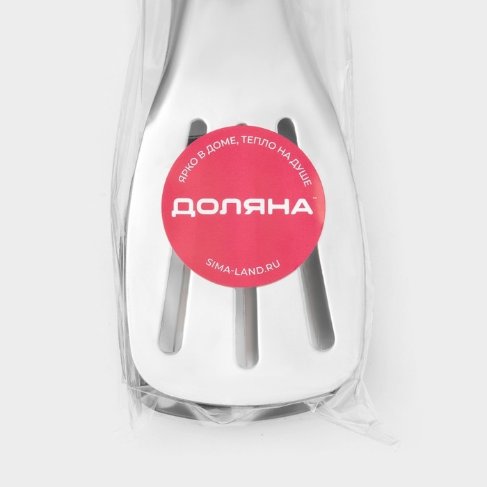 Щипцы кухонные Доляна «Лопатка», 304 сталь, 28,5 см, цвет серебристый Щипцы кухонные Доляна «Лопатка», 304 сталь, 28,5 см, цвет серебристый