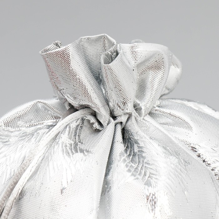 Мешочек подарочный парча &laquo;С Новым Счастьем&raquo;, 20 х 30 см +/- 1.5 см, Новый год