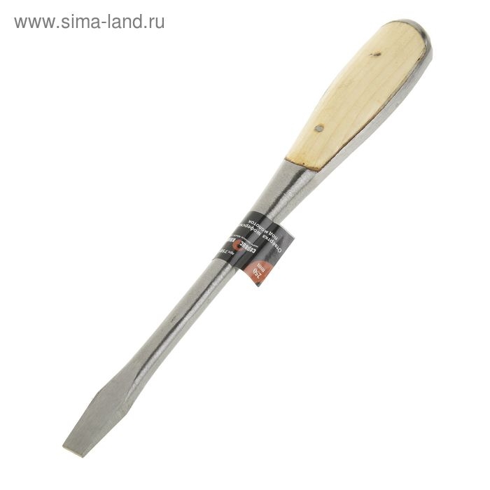 Отвертка шоферская "СЕРВИС КЛЮЧ", под молоток, с дер. щечками, 250 мм