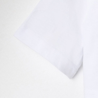 Футболка детская укороченная KAFTAN "Basic line", р. 30 (98-104 см), белый