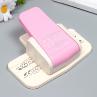 Дырокол фигурный для края вырубка 6х4 см "Медальон" МИКС 17х12,5х4 см