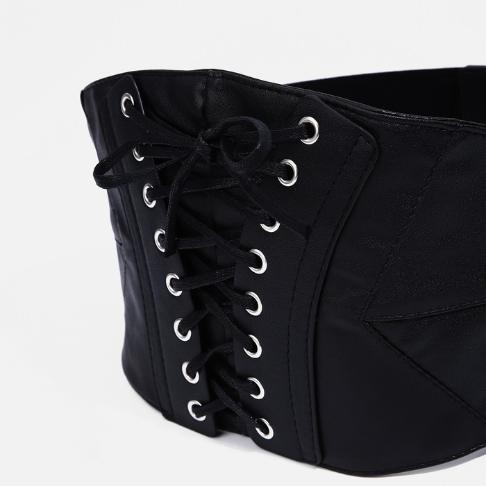 Корсет на кнопках, высота 10-15 см, цвет чёрный Корсет на кнопках, высота 10-15 см, цвет чёрный