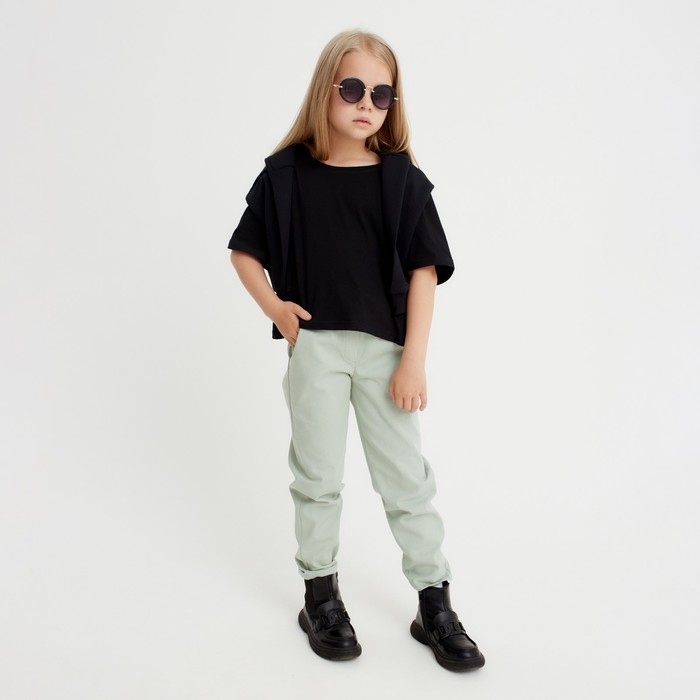 Джинсы для девочки KAFTAN, размер 38 (146-152 см), цвет бирюзовый Джинсы для девочки KAFTAN, размер 38 (146-152 см), цвет бирюзовый