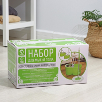 Швабра с отжимом и ведро на колёсиках с пластиковой центрифугой Доляна, 14 л, швабра, запасная насадка из микрофибры, цвет МИКС Швабра с отжимом и ведро на колёсиках с пластиковой центрифугой Доляна, 14 л, швабра, запасная насадка из микрофибры, цвет МИКС