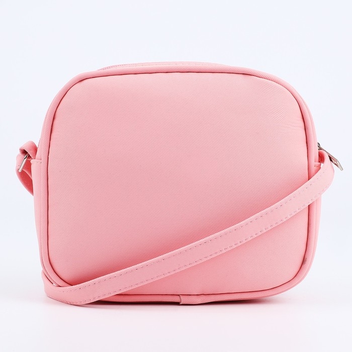 Сумка кросс-боди на молнии, цвет розовый Сумка кросс-боди на молнии, цвет розовый