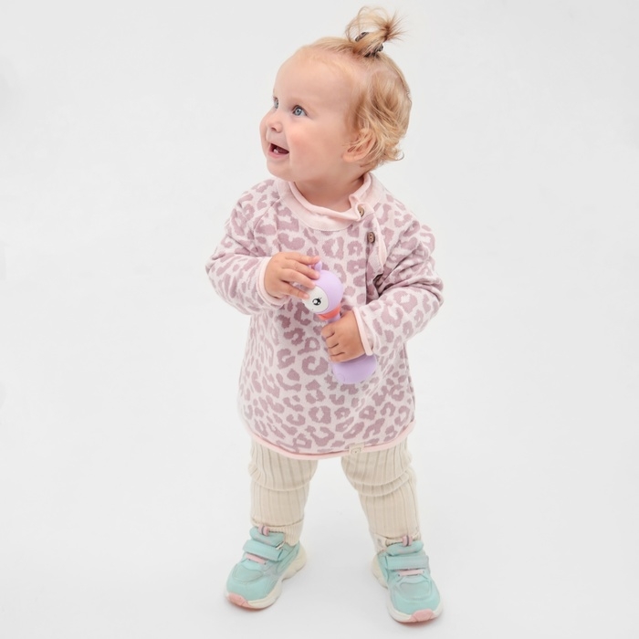 Джемпер вязаный Крошка Я Leo Baby рост 74-80 см, розовый Джемпер вязаный Крошка Я Leo Baby рост 74-80 см, розовый