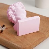 Подставка для зубочисток «Давид», розовая, 5х5х9 см Подставка для зубочисток «Давид», розовая, 5х5х9 см