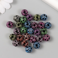 Бусины для творчества пластик "Неон. Футбольный мяч" набор 20 гр 1,1х1,1х1 см Бусины для творчества пластик "Неон. Футбольный мяч" набор 20 гр 1,1х1,1х1 см