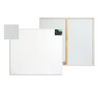 Холст на подрамнике, хлопок 100%, 1,6 х 80 х 90 см, акриловый грунт, среднезернистый, 380 г/м&sup2;