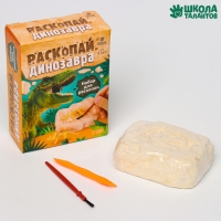 Набор археолога серия скелет динозавра &laquo;Свирепый динозавр&raquo;, кисточка, долото